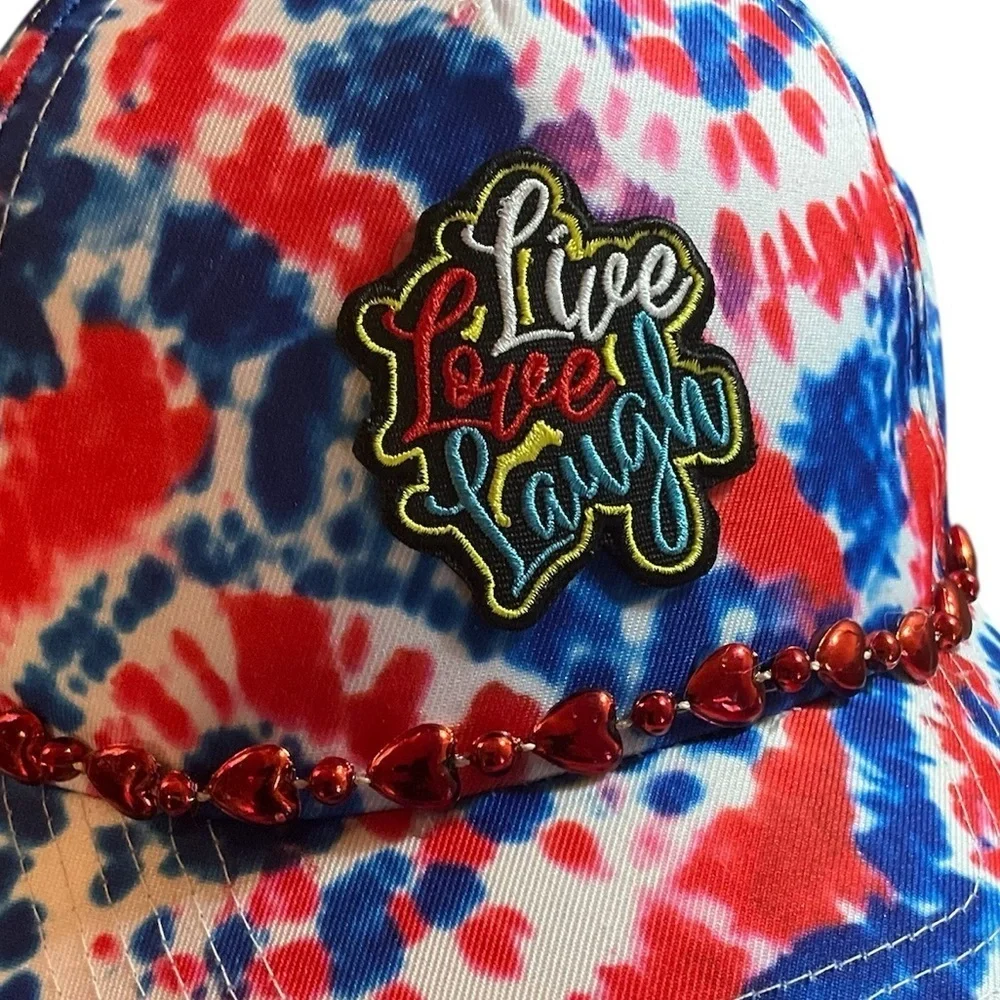 Live Love Laugh Tie Dyed Baseball Hat